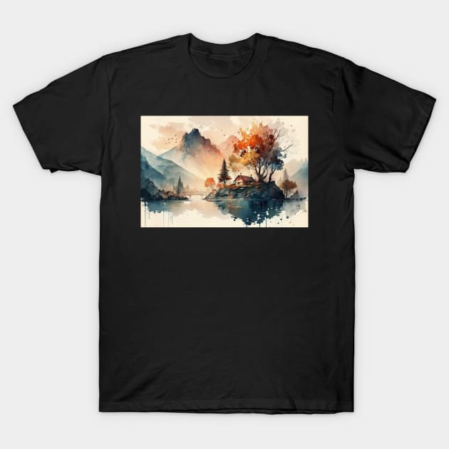 Rustic Countryside Charm T-Shirt by SoloSeal